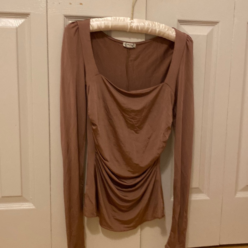 Free People Intimately Dress Ruched Blouse. Very gently used.